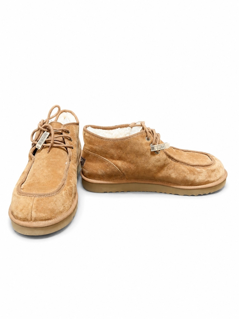 UGG Australia Men's Suede Shearling Chukka Boots Size 17 Stacey King Estate